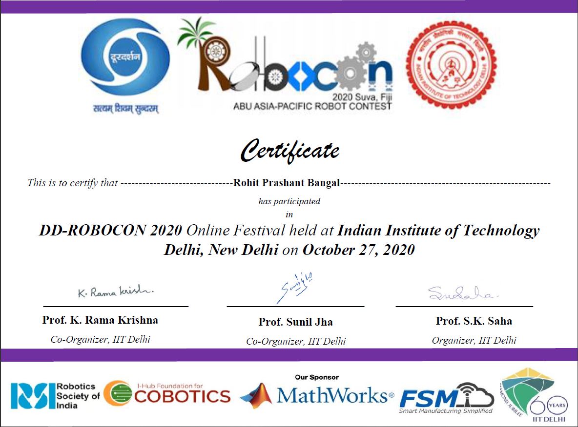 RC 2020 CERTIFICATE